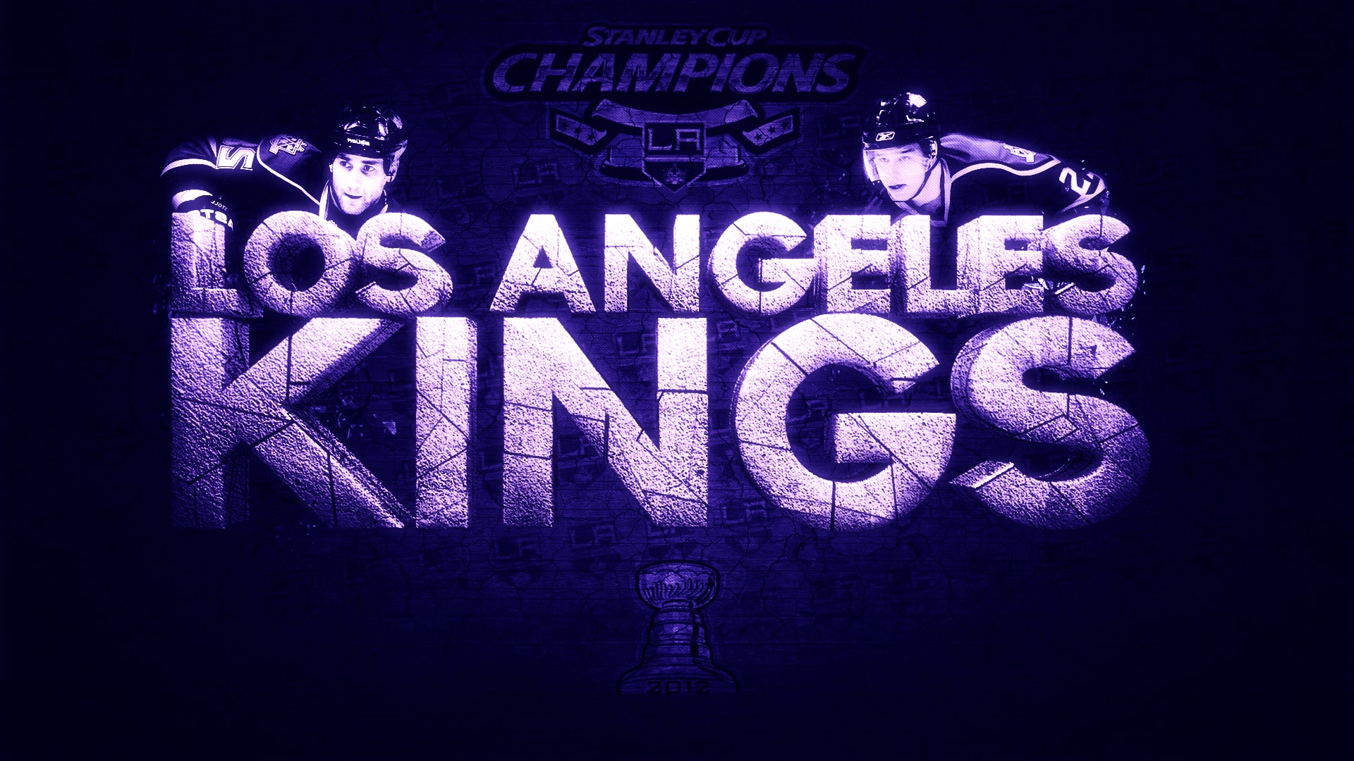 This one was made because Kings is simply my favourite NHL team. And because they won the Stanley Cup in 2012 I wanted to make a background for the fans.
